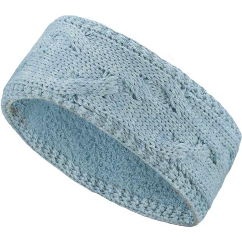 Womens Chic Cold Weather Enhanced Warm Fleece Lined Crochet Knit Stretchy